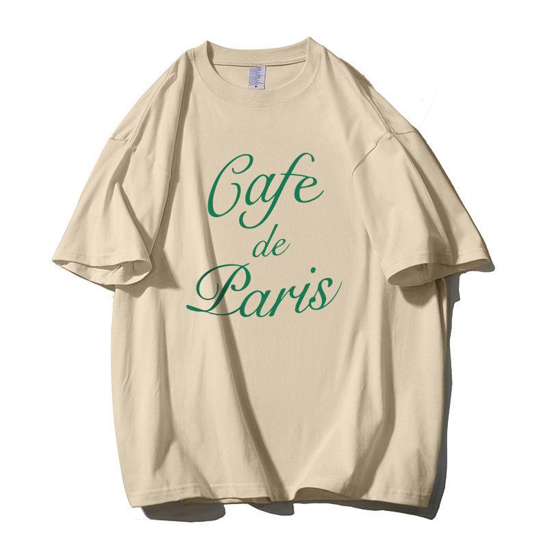 Shellsuning забавные футболки с буквенным принтом женские летние свободные хлопковые — фото 34