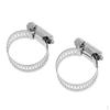 2 Band Worm Drive Hose Clamps 304 Stainless