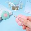 Cute Flower Mini Utility Knife Portable Retractable Blade for Opening Packages Scrapbooking Lightweight Compact Cutting Tool for Travel