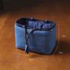 Teetassen-Tasche Tragbare Reise-Teegeschirr-Aufbewahrungstasche Teekannen Vier oder Sechs Tassen Große Stofftasche Outdoor-Organizer Denim-Organizer