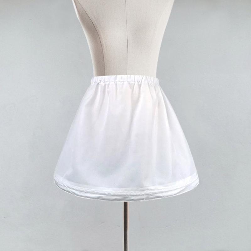 2/3pcs Hoop Skirt Petticoat for Women Underskirt for Wedding Dress Ball-Gown Girls Crinoline-Slips White/Black
