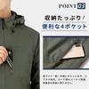 Mountain Parka Jacket Coat Light Outerwear Windbreaker Water Repellent Windproof Outdoor Abrasion Resistant Lightweight Solid Color Plus Sizes Camping