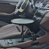 with Clamp Car Cup Holder Tray 360° Swivel Arm Car Tray Table Drink Stand  Mobile Phone Holder