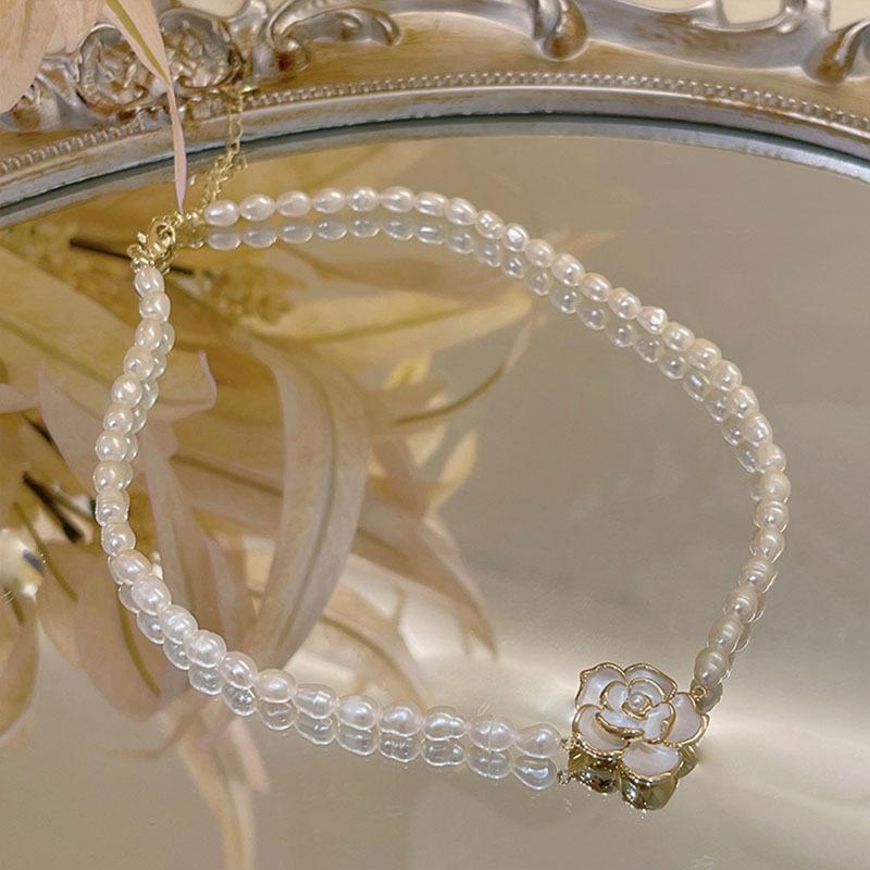 Relaxdays Rosa Eterna, Campana di Vetro con Catena di Luci LED, Cupola con Fiore Perenne, Regalo
