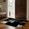 OOg Buda Russia Rapper Floor Mat Soft Flannel Absorbent Mat Non-Slip Rug Home Bedroom Bathroom
