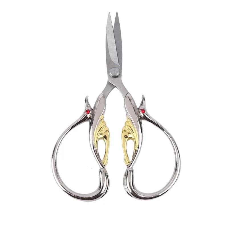 1Pcs Sewing Scissor Craft Tailor Vintage Cut Art Cross Handicraft European Fabric Antique Embroidery Scissors Retro Stitch Shear