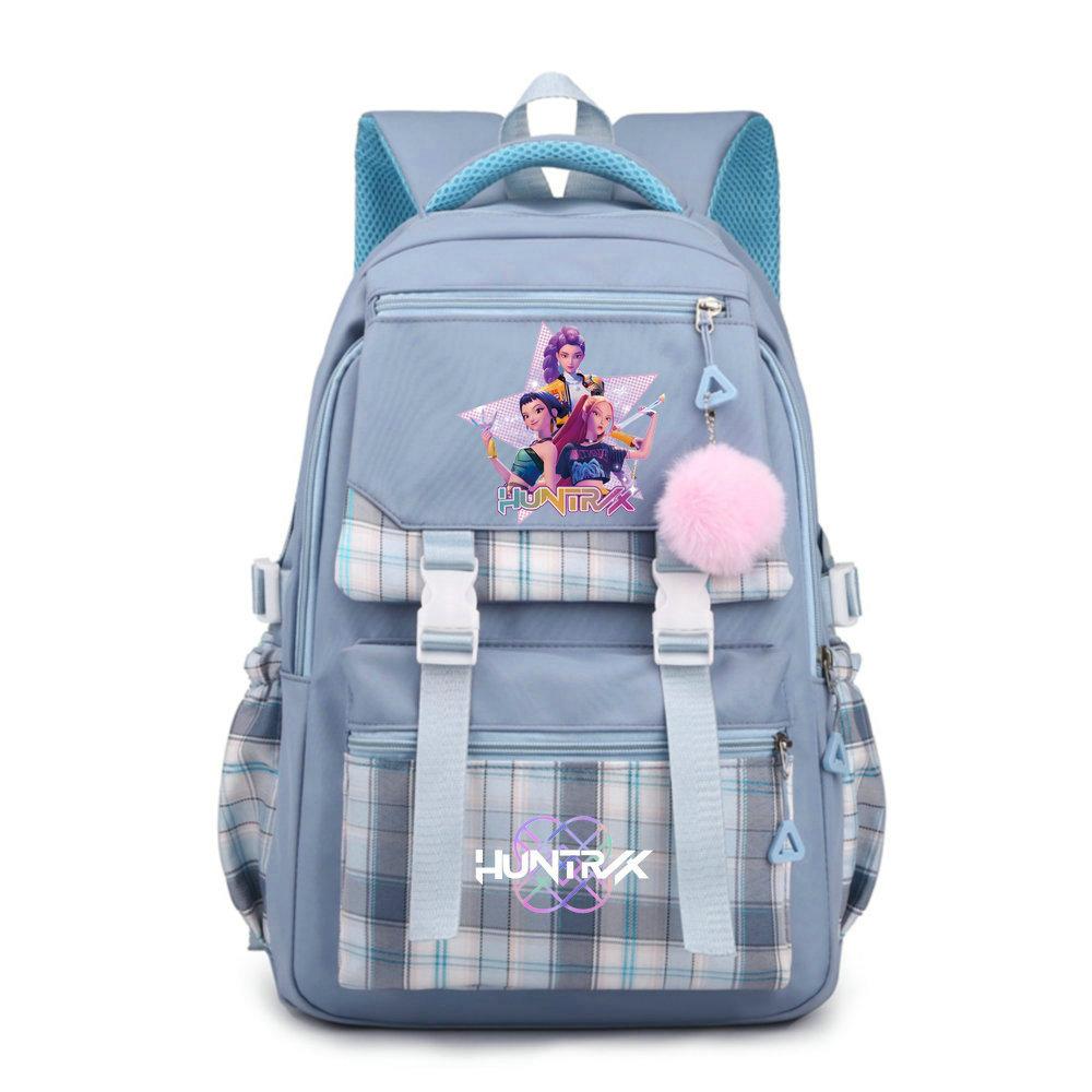 KPop Demon Hunters Dagelijkse Rugzak Geprint Veld Sport School Tote Capaciteit Uitje Laptop Rugzak Unisex Sling Rugzak Casual