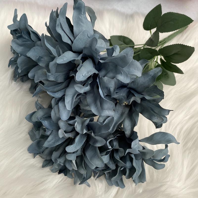 45CM Dahlia Bunch Flowers 7 Heads Fake Flowers New Dahlia Artificial Flower  Home Decor