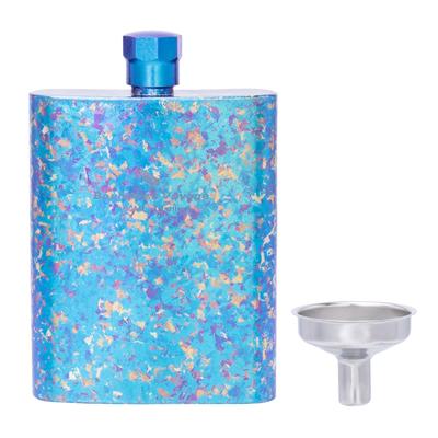 Bezhraničná Cesta Titánová Bedrová 100ml s pre a a Viac Fľaša, V-Tvarovaná, Lievik, Ľahká, Odolná, Hrdzuvzdorná, Prenosná, Cestovanie, Štýlová,