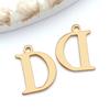 Stainless Steel Alphabet Pendant Jewelry Accessories for DIY Necklaces, Bracelets & Earrings