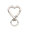 Love Heart Rotating Keychain Pendant - Heart-Shaped Zinc Alloy Handbag Accessory & Spring Ring Jewelry