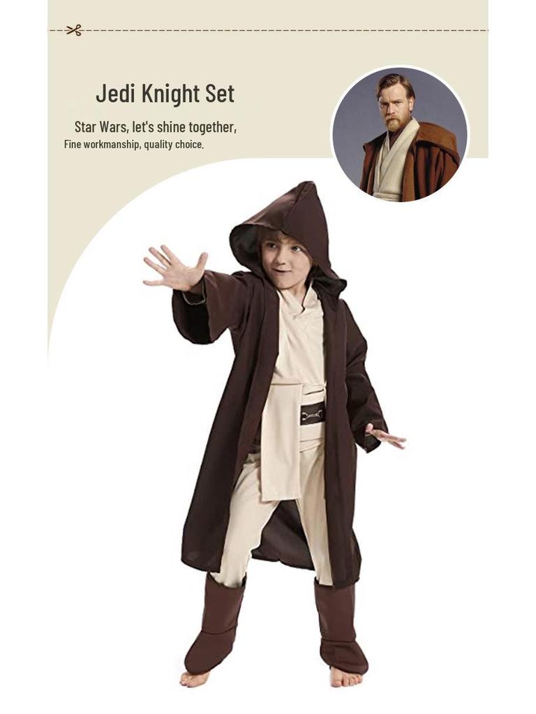 Star Wars Jedi Classic Kids Cosplay Costume for Halloween & Stage