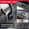 4 ks Pro Ford Chevy GMC RAM Pick-up Nákladová plocha Kotvy pro upevnění Zatahovací D-kroužek