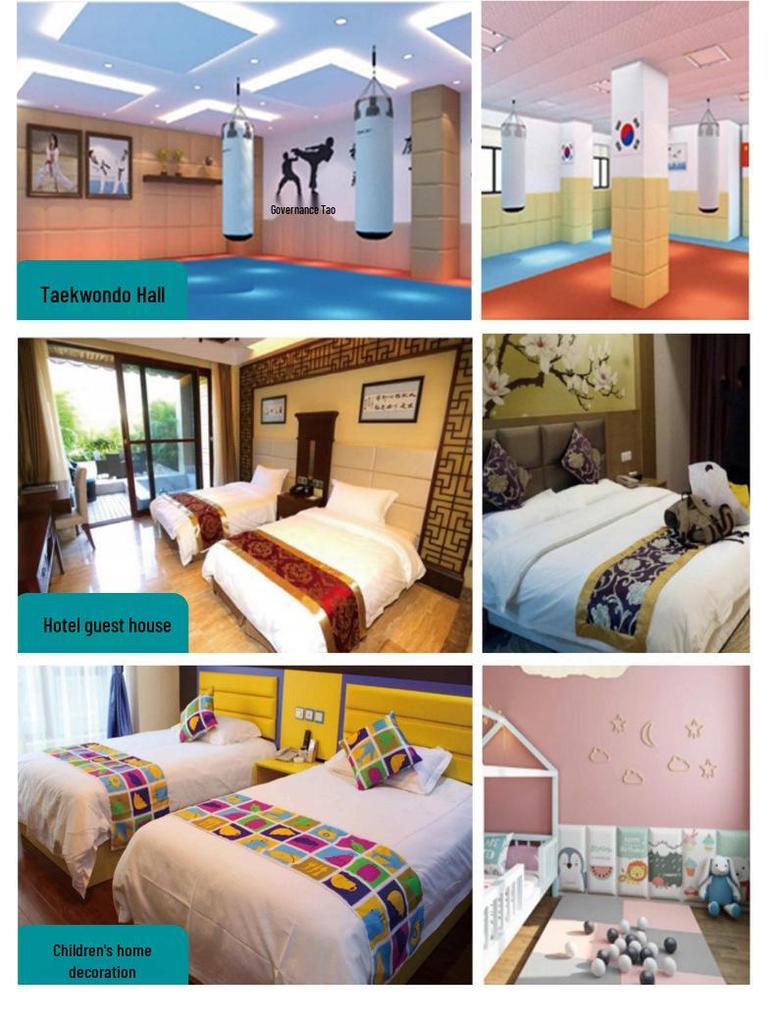 Guesthouse Tatami Headboard Cushion Wall Sticker