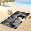 Music Elvis Print Beach Towel, Large Soft Quick Dry Towel for Beach Camping Swimming
