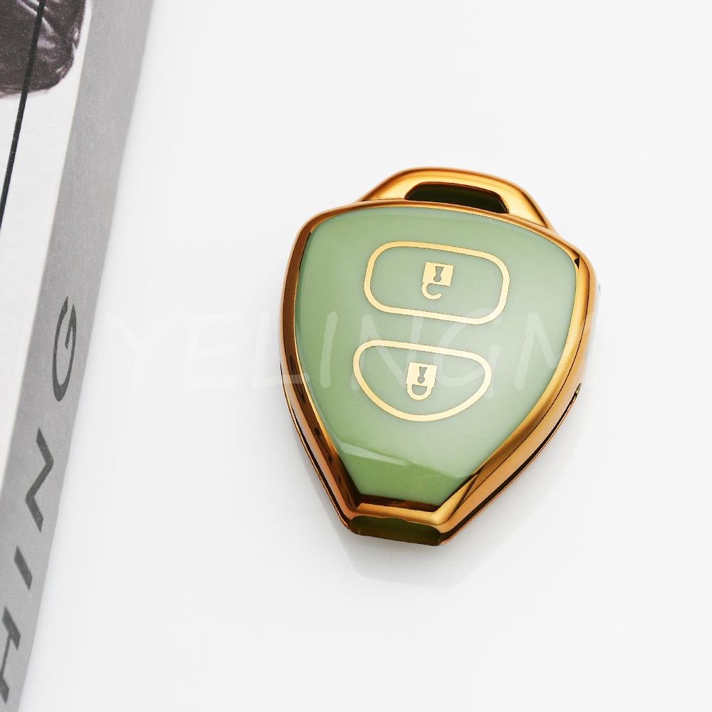 2/3/4Buttons Auto Key Shell For Toyota Corolla Vios Camry Yaris Rav4 Hilux Cruiser Fortuner Fob Holder Bag Car Key Case Cover