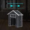Waterproof Wireless Doorbell Cover with Remote Control - Transparent Plastic Rain Protection for Outdoors