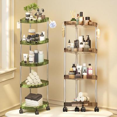 Multi-Layer Corner Bathroom & Kitchen Shelf Rack