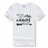 Nie wszyscy, którzy błądzą, są zagubieni t-shirt moda outdoorowe codzienne topy koszulki Nadrukowana bawełna z krótkim rękawem okrągły dekolt Nadrukowana koszulka