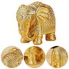 Gold Elephant Statue Elephant Statue Collectible Figurine Brings Good Luck Health Strength Elephant Ornament Gifts for Women Mom