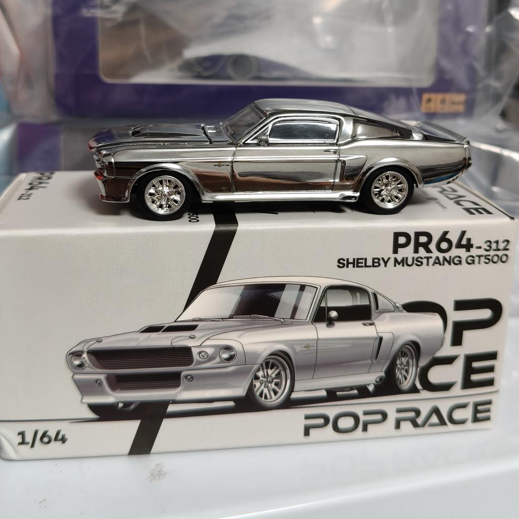 1:64 SHELBY Mustang GT500 Alloy Car Model Adult Gift Hobby & Toys Static Finished Ornaments Collectibles Scene Simulation