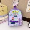 Puff Power Girls Large Capacity Backpack Kids Cartoon Schoolbag Waterproof