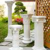 Europäischer Römischer Säulen Blumentopf: Retro Garten Hochzeitsdekoration Ornament