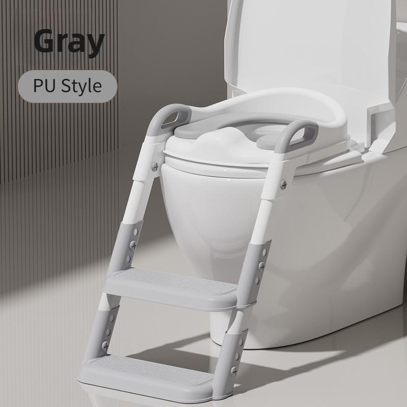 Scala Domestica per Bambini Toilette Multifunzionale Porta Toilette Regolazione dell'Altezza a Sei Livelli Pedale per l'Assistenza all'Igiene del Bambino