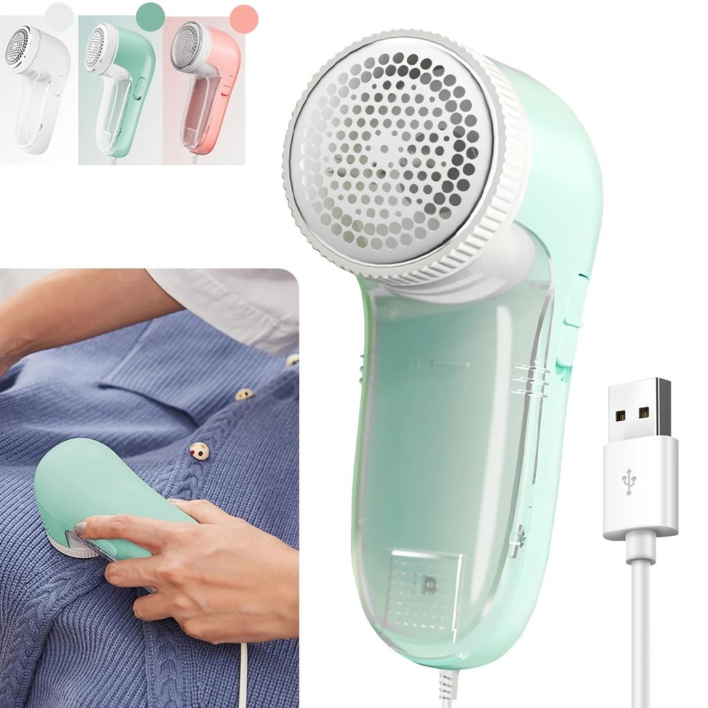 Rimuovi-pelucchi elettrico a spina con filo, rasoio per tessuti, alimentato via USB per vestiti, divano, tenda