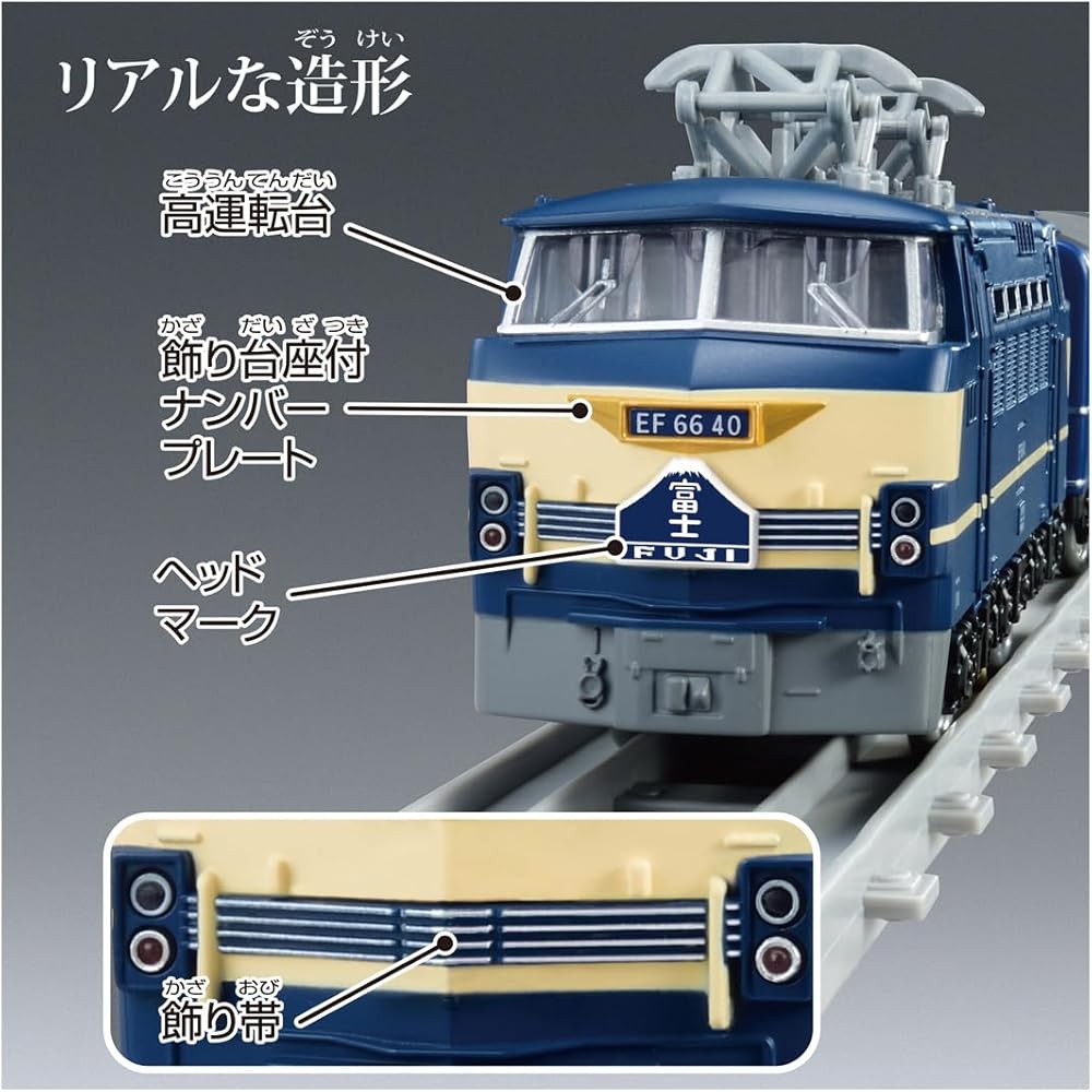 Takara Tomy Plarail Classe Real Trem Noturno Fuji Modelo Brinquedo para Crianças