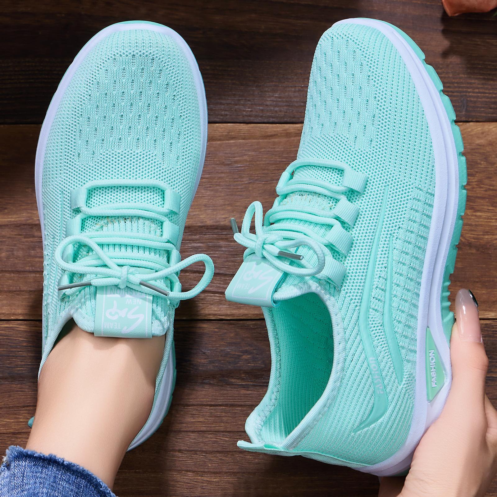

Sneakers Small single processed shoes Flying woven breathable casual shoes Versatile net shoes 43