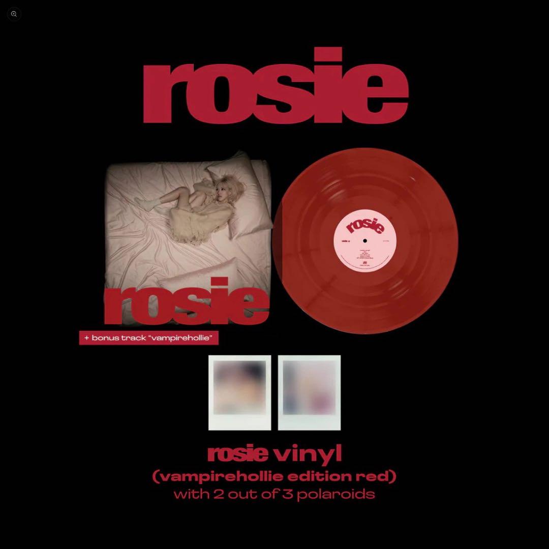 

[USED] BLACKPINK Rosé rosie vinyl LP Red