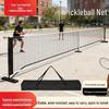 Rete Portatile da Pickleball e Tennis con Supporto per Palline per Uso Esterno