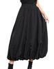 LeafIn Balloon Long with High Elastic Solid 0503 Women's Skirt, Skirt, A-Line, Autumn, Pockets, Fall/Winter/Summer, Waist, Waist, Fluffy, Slimming,