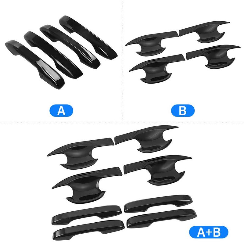 For Honda CR-V CRV 6th Gen -2025 Hybrid ABS Carbon Fiber Car Door Handle Bowl Cover Exterior Trim Decoration