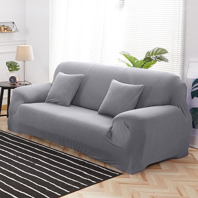 High Grade Waterproof Stretch Sofa Cover For Living Room Sectional Couch Slipcover Elastic Furniture Protector
