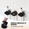 3Pcs Adhesive Cord Holder Magnetic Cable Clips Wire Arrangement Cable Management  Under Desk