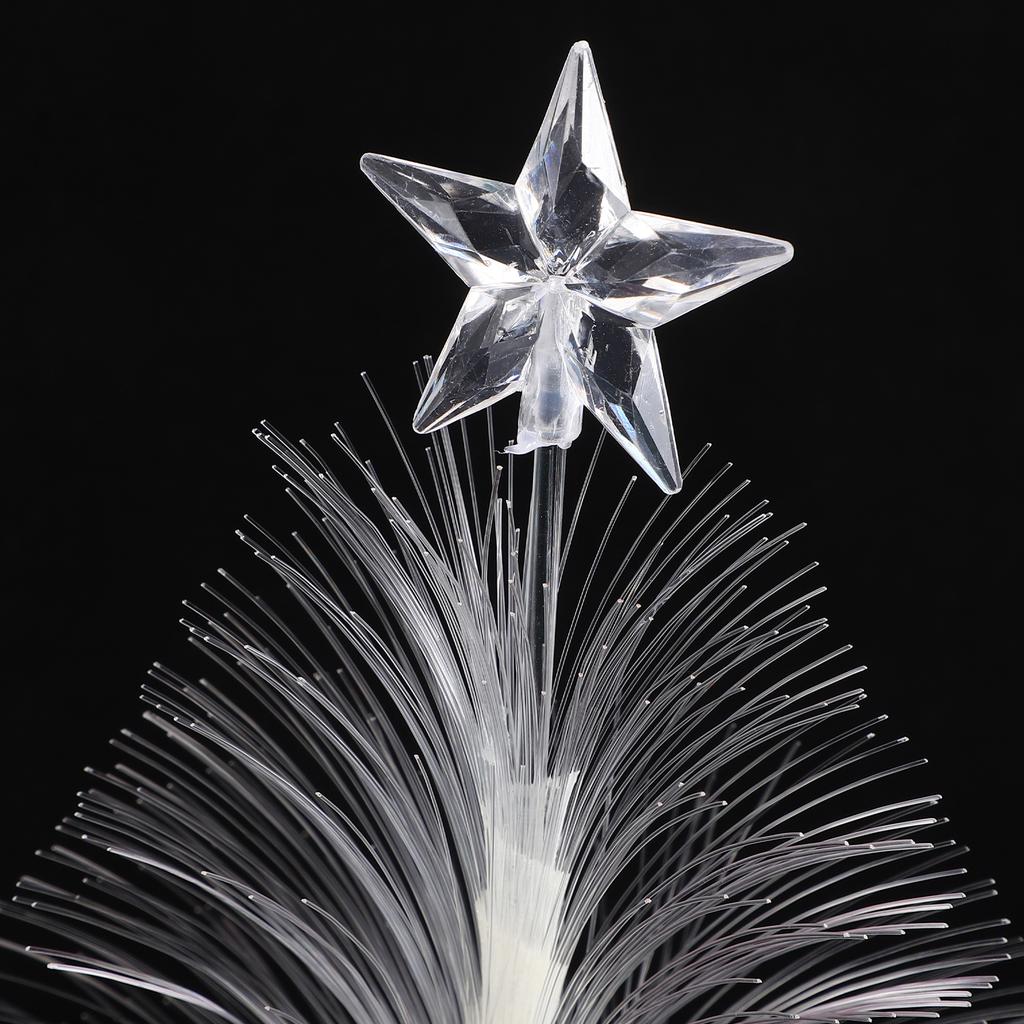 Flashing Christmas Tree Led Fiber Optic Light Colorful Night Lamp For Home Bedroom Party Decoration Random Color No