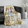 Cartoon S Sar Ah K Kay Blanket For Soft Throw Blanket for Picnic Bed Sofa Home Bedroom Cozy Warm Comfortable