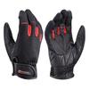 Daytona Motorcycle Leather Smartphone Full Standard Size 25840 Gloves, Summer, Mesh, (Goat Leather), Compatible, Mesh, Gloves, HBG-072, Red, M,
