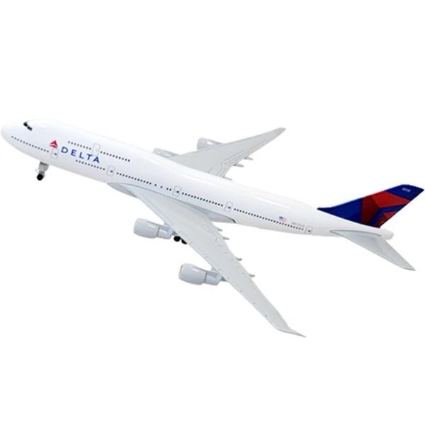 

Model Airplane Daimast 20cm, 20_07 Delta Airlines B747 korean toy