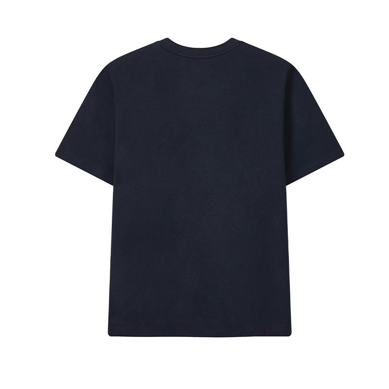 Fila Heritage Fashion Classic Casual Comfortable Quick-Dry Short Sleeve T-Shirt Men Tops Cigarette-Blue F11M628133FDB