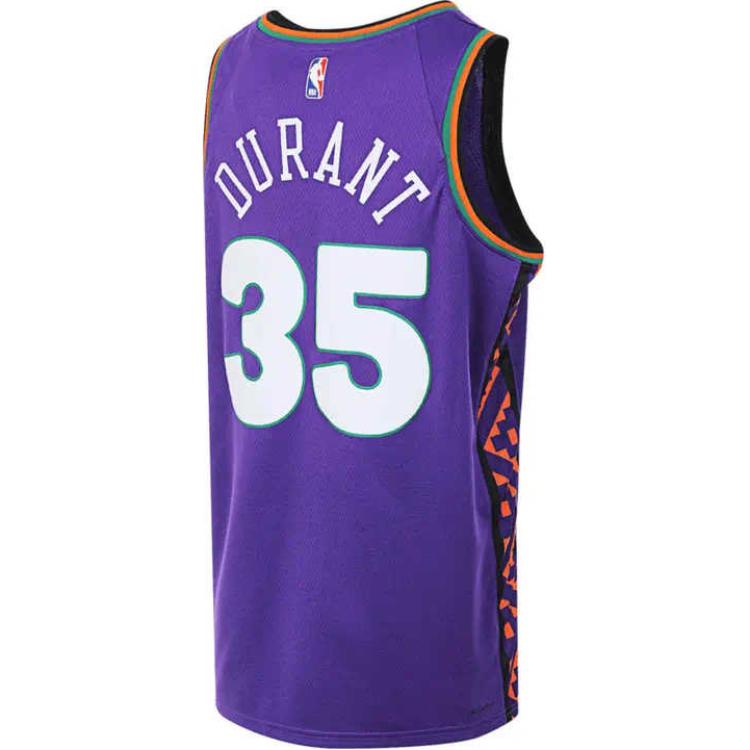 Nike X NBA Collaboration Suns Dri-Fit Durant 24-25 City Edition SW Pullover Breathable Quick-Dry Basketball Jersey Unisex Jersey FQ4356-507