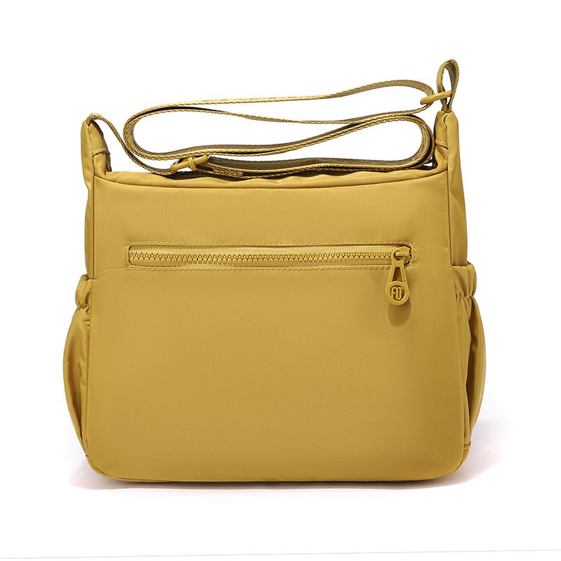 Women Multi Pocket Nylon Crossbody Bag Lightweight Shoulder Handbag Travel Purse