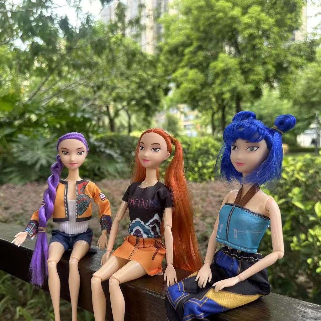 NEW Doll Kpop Demon Hunters Action Figure Toy Rumi Mira Zoey High Quality Beautiful Princess Girl Doll Plastic DIY Toy for Girls