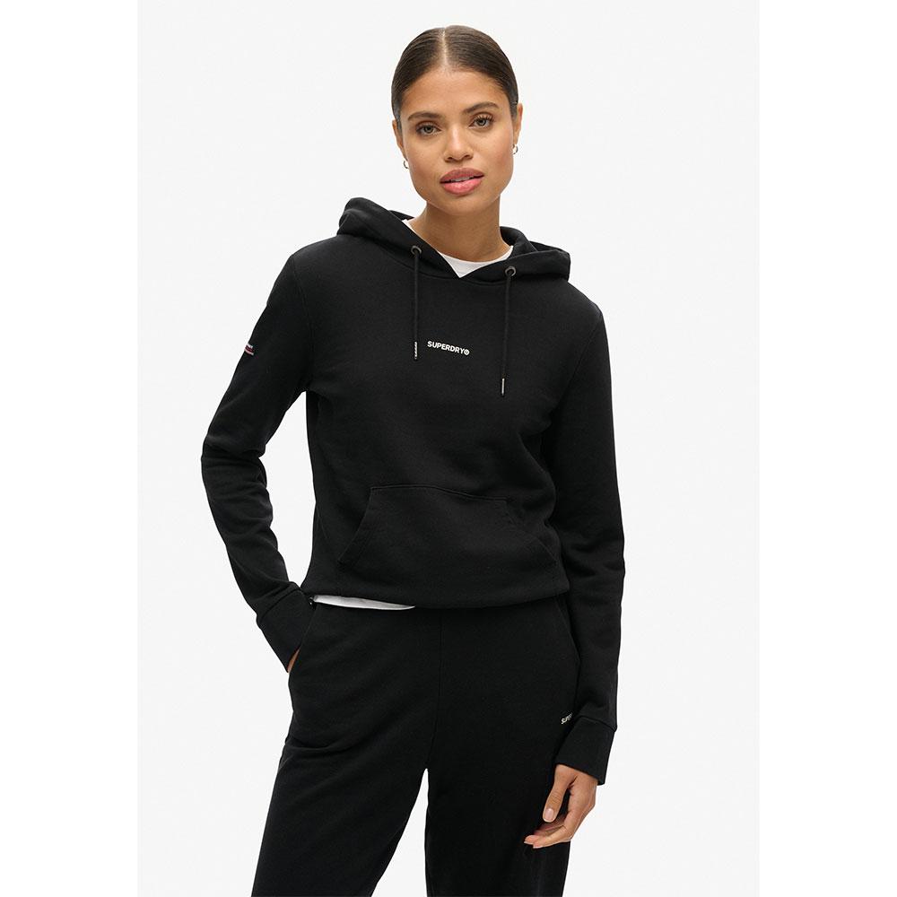 Superdry Damen Schwarz Hoodie Einfarbig - Bild 2