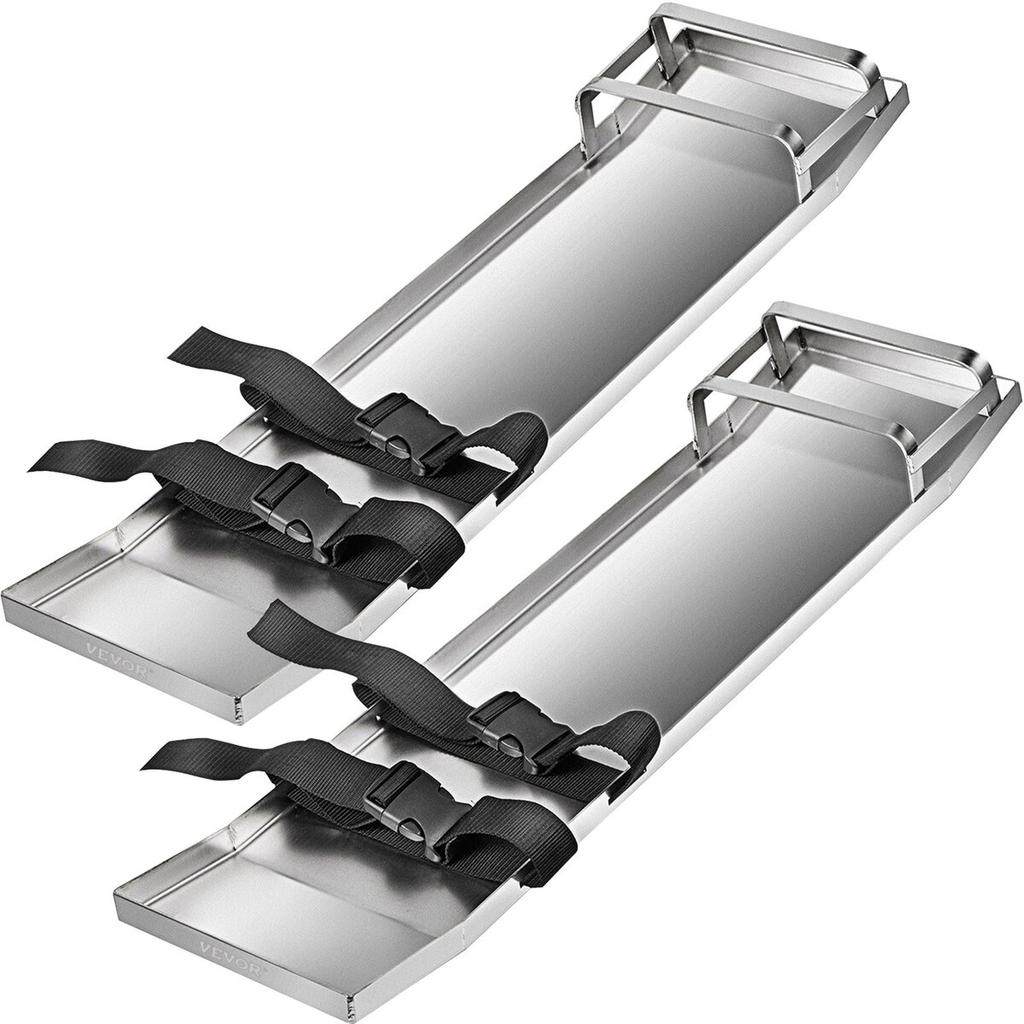 Concrete Knee Boards 30'' X 8'' Slider Knee Boards, Kneeler Board Stainless Steel Kneeboards, Concrete Sliders Pair Moving Sliders, with Concrete