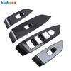For Mazda CX-5 KF CX-8 2017-2024 2025 Carbon Car Door Armrest Window Lift Switch Button Panel Cover Trim Interior Accessories
