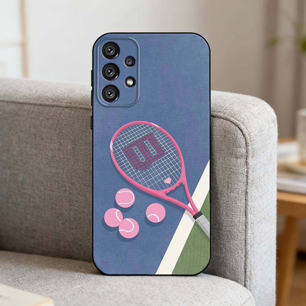T-Tennis B-Ball S-Sport   Phone Case For Samsung S25,S24,S21,S22,S23,S30,Ultra,S20,Plus,Fe,Note,10,9,5G Black Cover