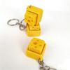Cheese Clicker Fidget Keychain Keyboard Decompression Button Finger Toys Stress Relief Gifts for Adults Kids Boys Girls